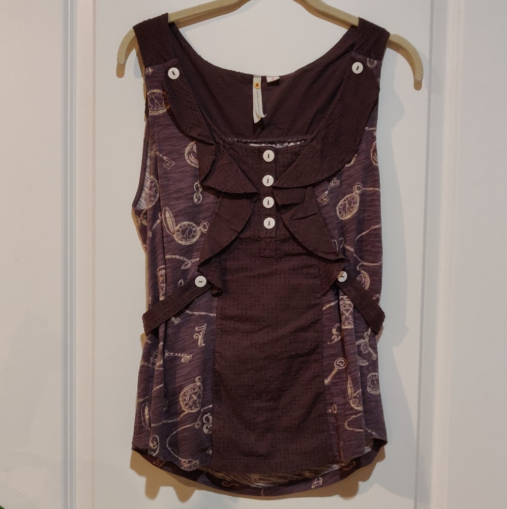 Little Yellow Button top from Anthropologie